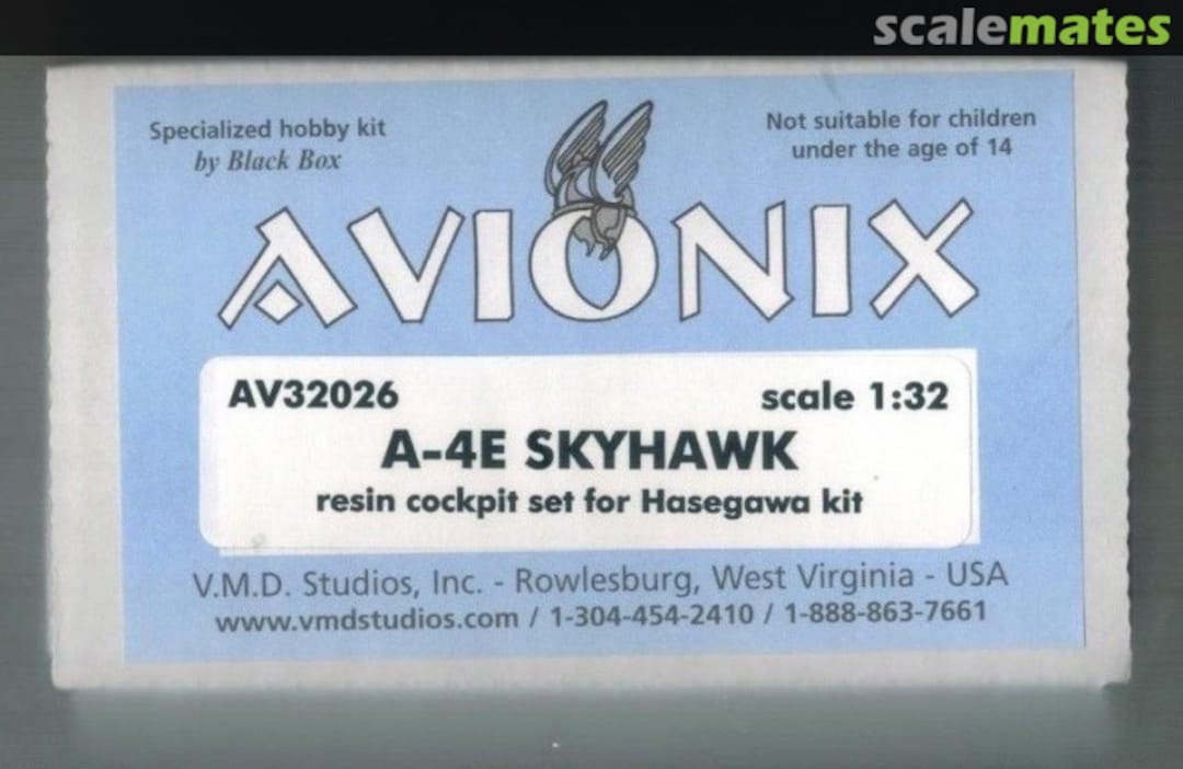 Boxart A-4E/F SKYHAWK COCKPIT SET AV32026 Avionix