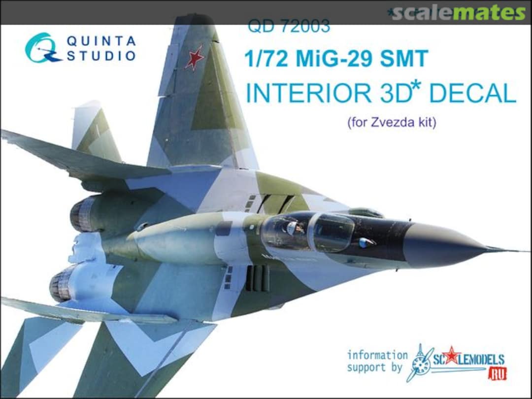 Boxart MiG-29 SMT QD72003 Quinta Studio