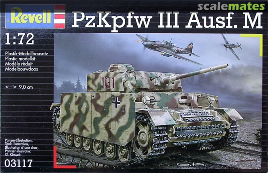 Boxart Pz.Kpfw. III Ausf. M 03117 Revell