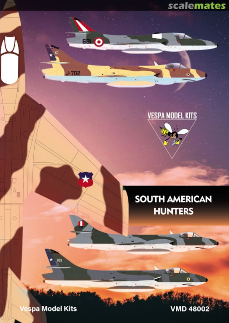 Boxart South American Hunters VMKD 48002 Vespa Model Kits