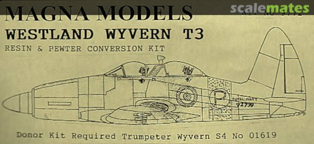 Boxart Westland Wyvern T.3 9772 Magna Models