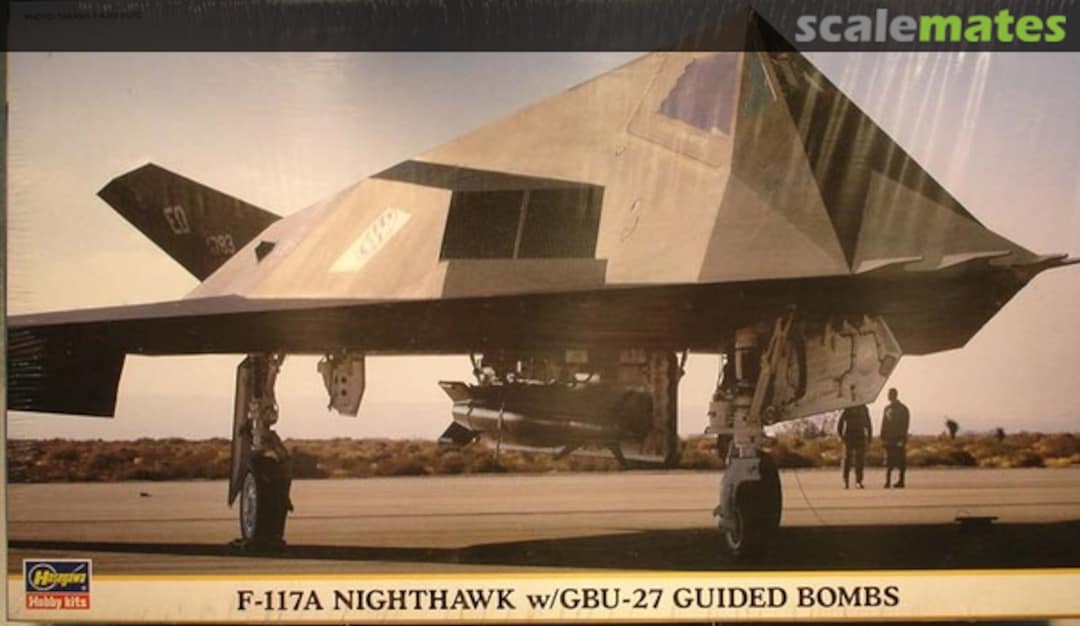 Boxart F-117A Nighthawk w/GBU-27 Guided Bombs 00086 Hasegawa