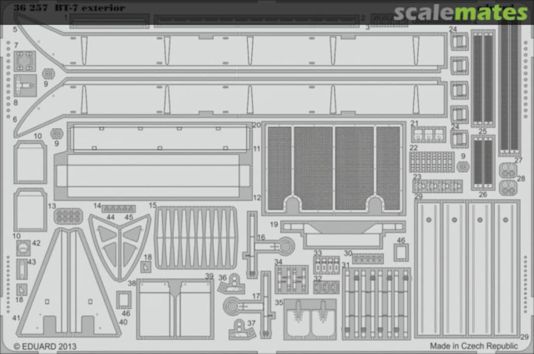 Boxart BT-7 exterior 36257 Eduard