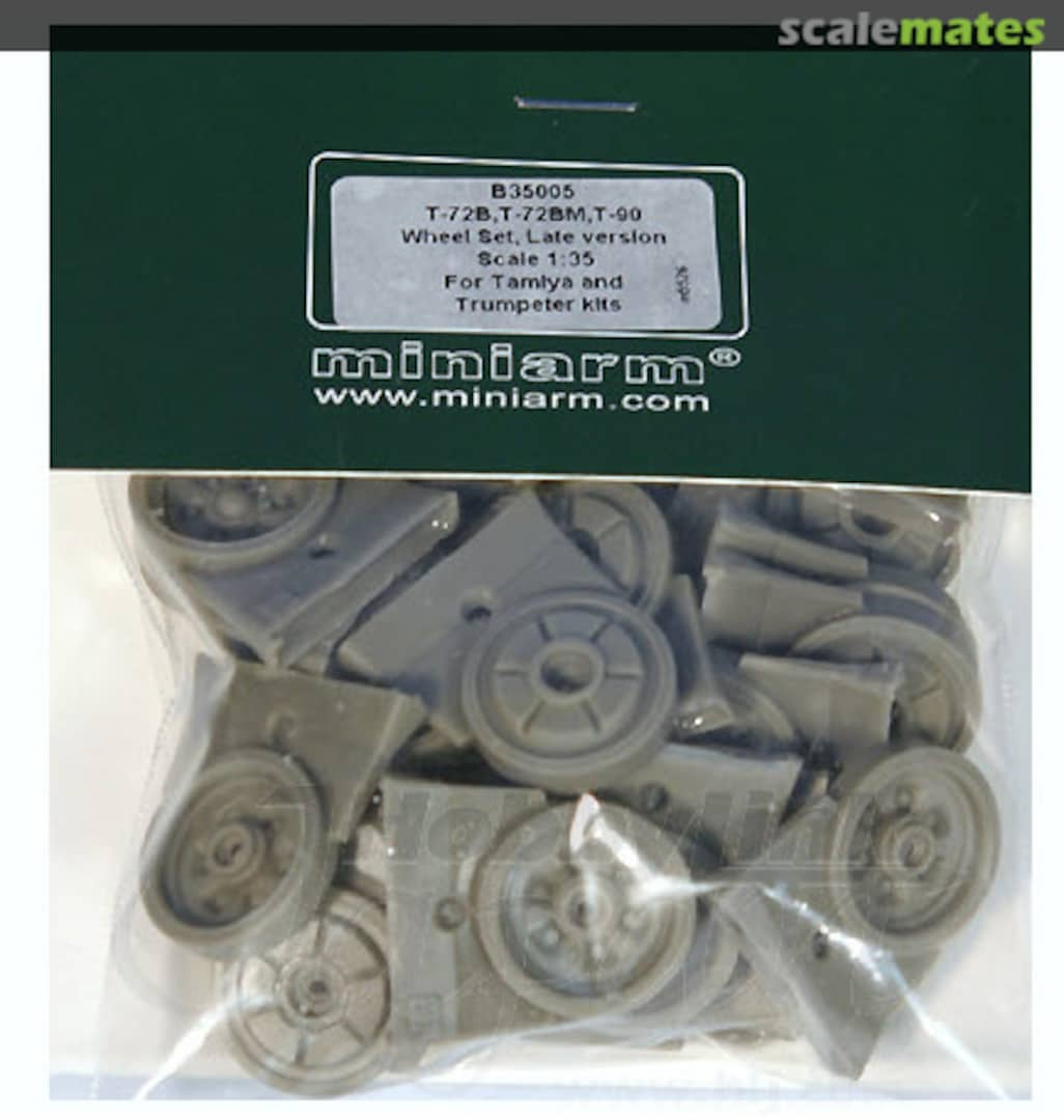 Boxart T-72M1, T-72B/BM & T-90 Wheel set Late B35005 Miniarm