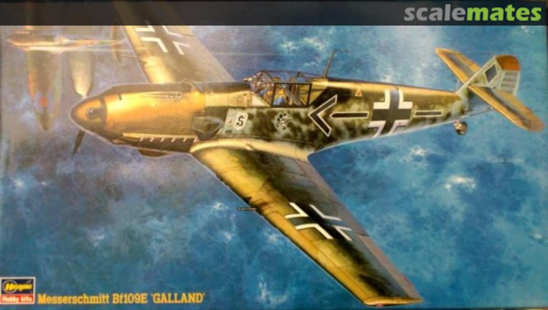 Boxart Messerschmitt Bf109E 'Galland' 09111 Hasegawa