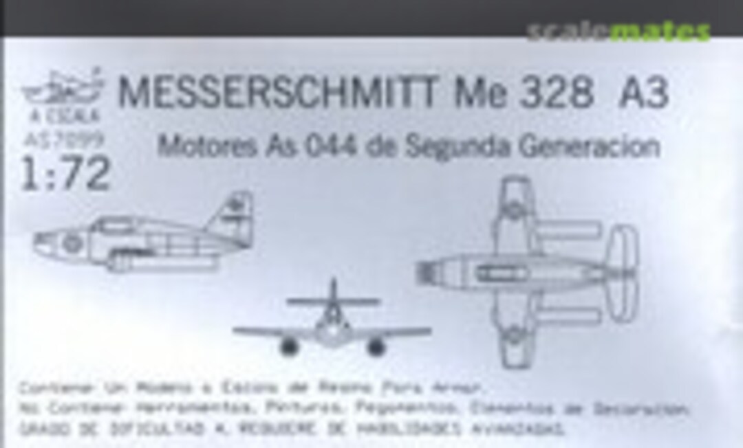 1:72 MESSERSCHMITT Me 328 A3 (AESCALA AS7099)