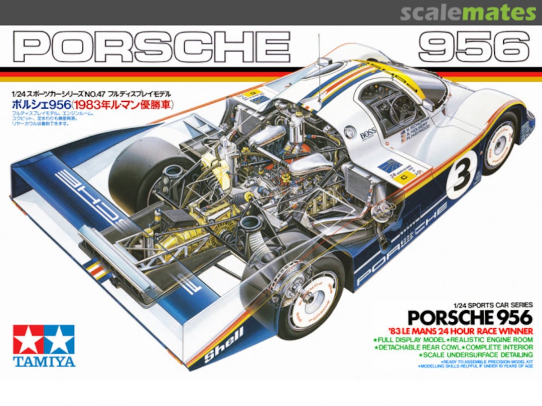 Boxart Porsche 956 "Rothmans" 24047 Tamiya