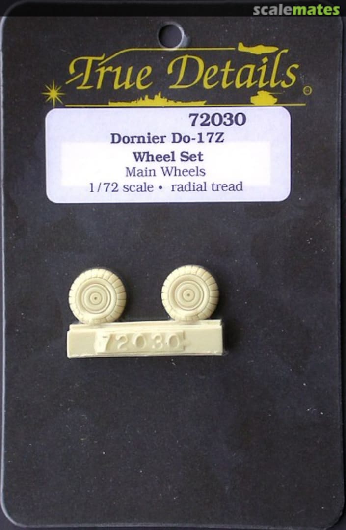 Boxart Dornier Do-17Z Wheel Set 72030 True Details