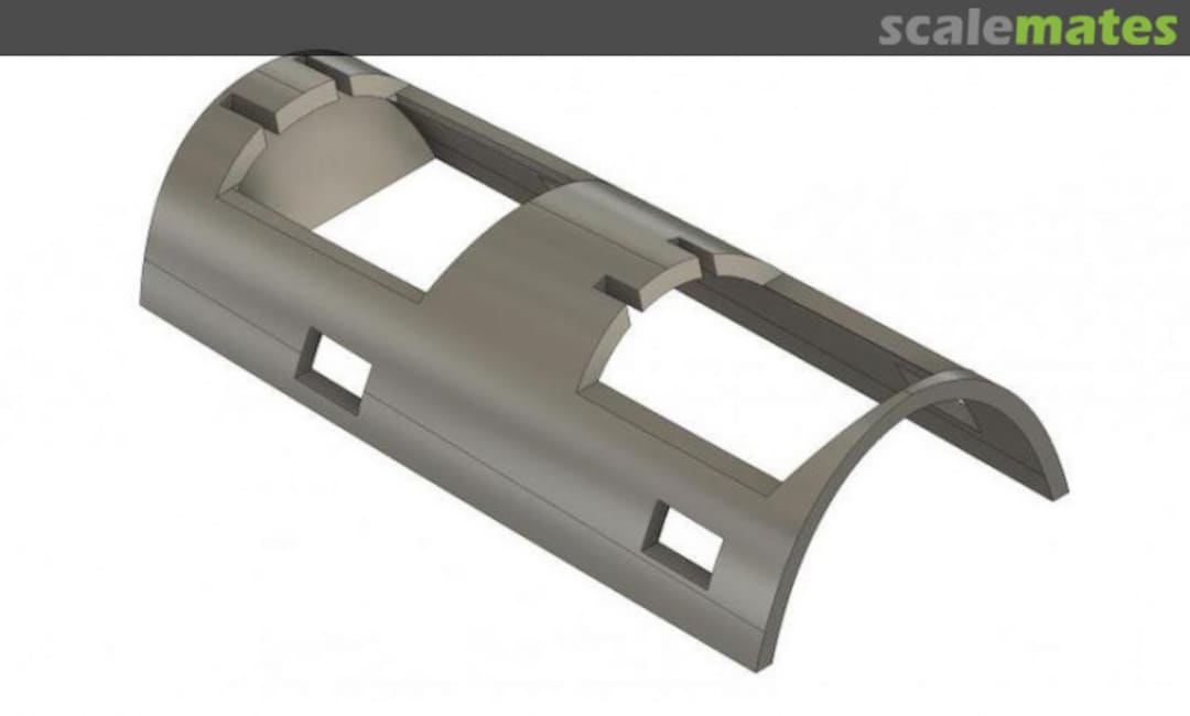 Boxart B-58 Hustler fuselage section 3D print for cockpit set  48094P SBS Model