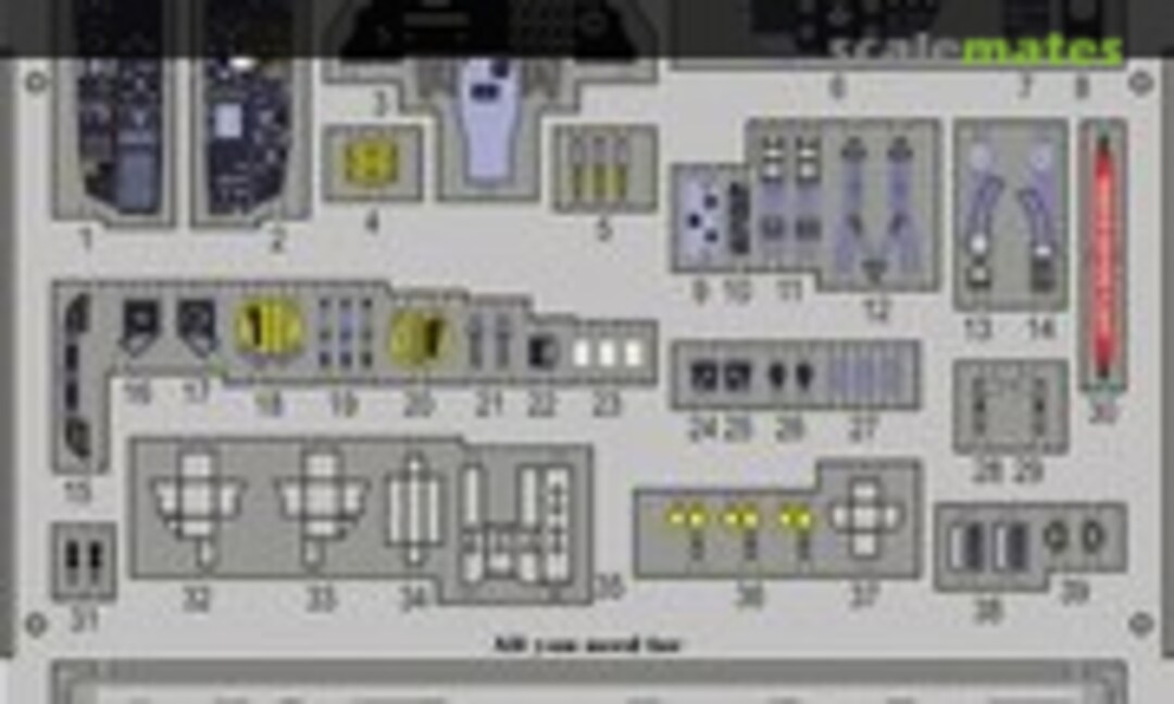 1:48 A-10A Thunderbolt II Interior (Eduard 49395)