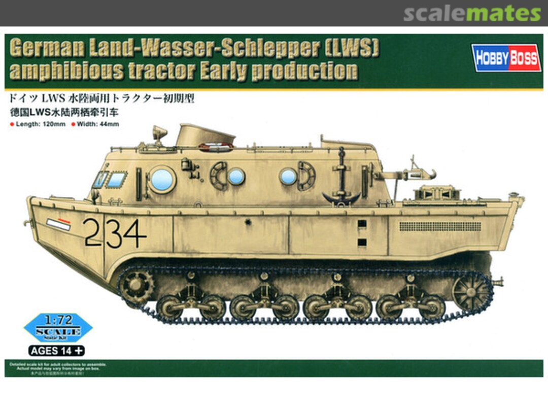 Boxart German Land-Wasser-Schlepper Early Production 82918 HobbyBoss