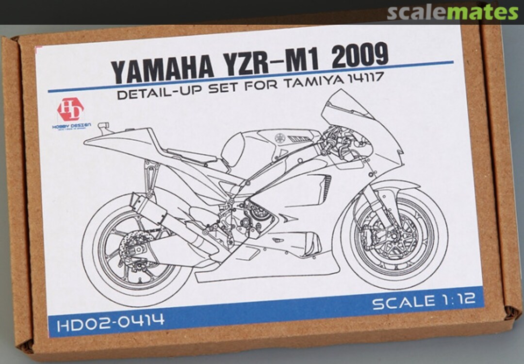 Boxart Yamaha YZR-M1 2009 Detail-up Set HD02-0414 Hobby Design