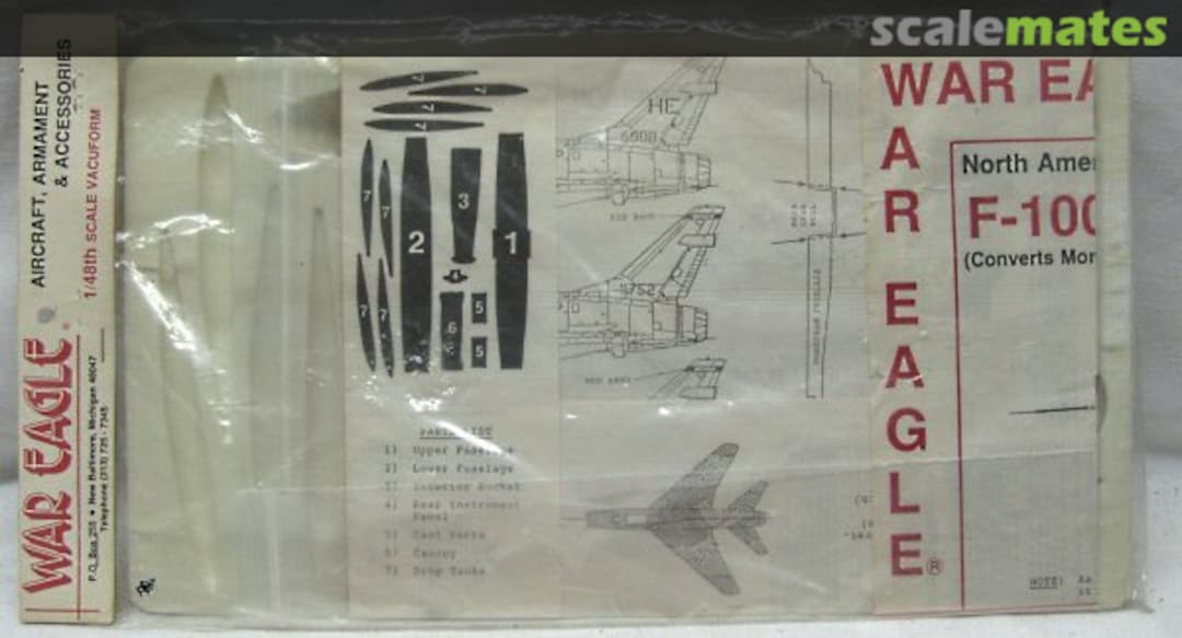 Boxart F-100F Super Sabre Conversion  War Eagle