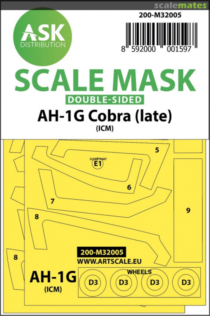 Boxart Bell AH-1G Cobra (late) 200-M32005 ASK