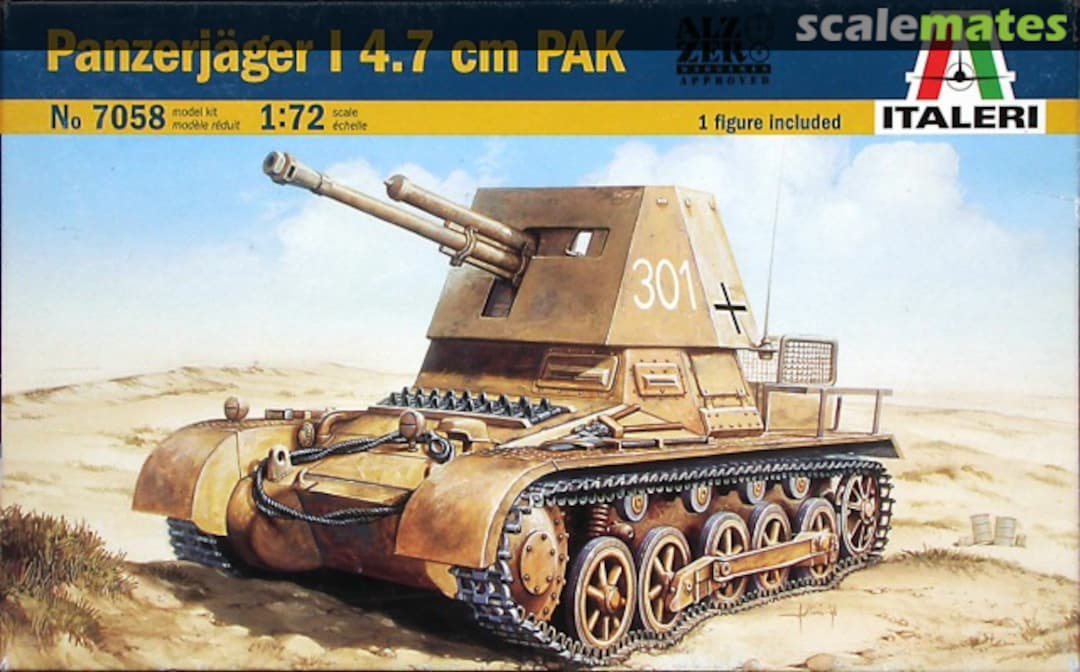 Boxart Panzerjäger I 4,7cm Pak 7058 Italeri