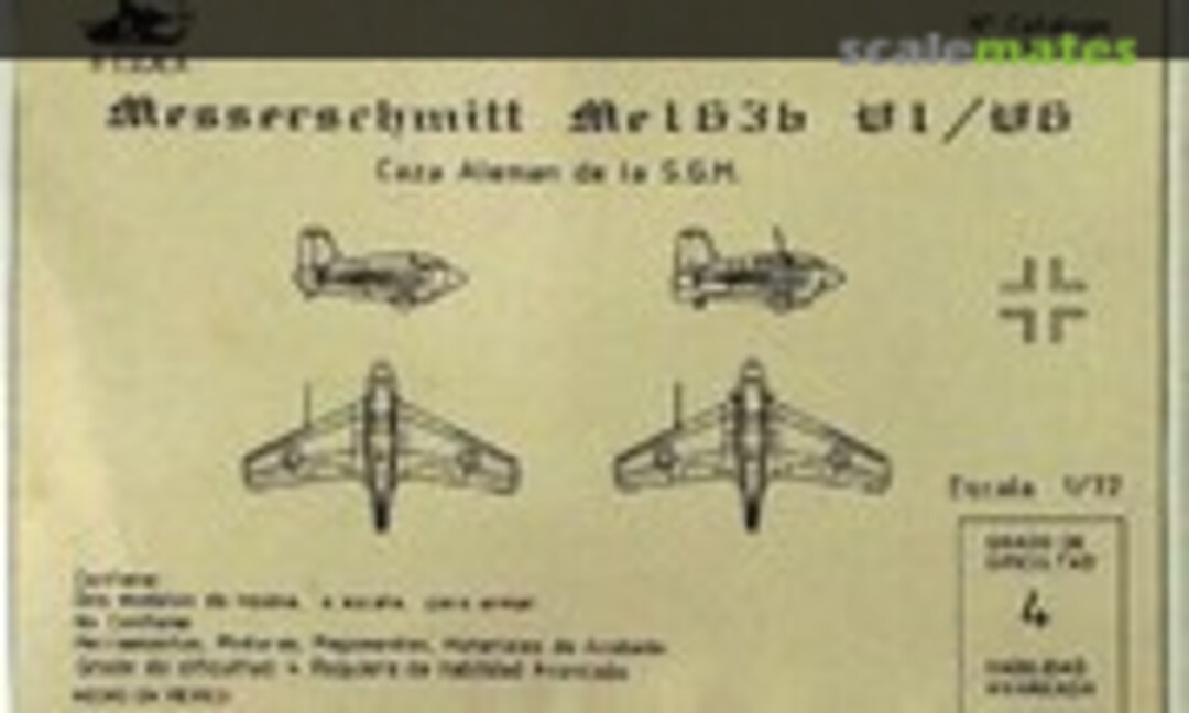 Messerschmitt Me 163b U1/U6 (A Escala AS 7039)