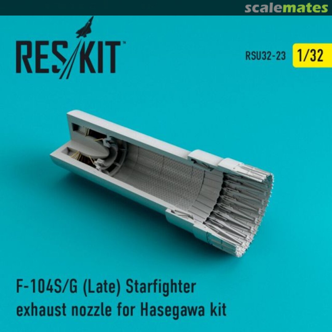 Boxart F-104S/G Starfighter (late) exhaust nozzle RSU32-0023 ResKit