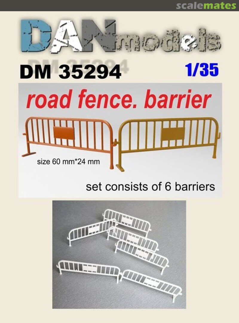 Boxart Mobile barriers (6 pcs) DM35294 DANmodels