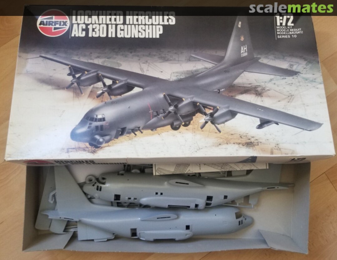 Contents Hercules AC-130H Gunship 910001 Airfix