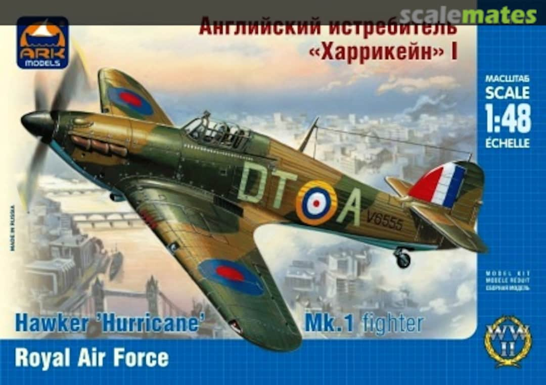 Boxart Hawker 'Hurricane' Mk.1 48026 Ark Models