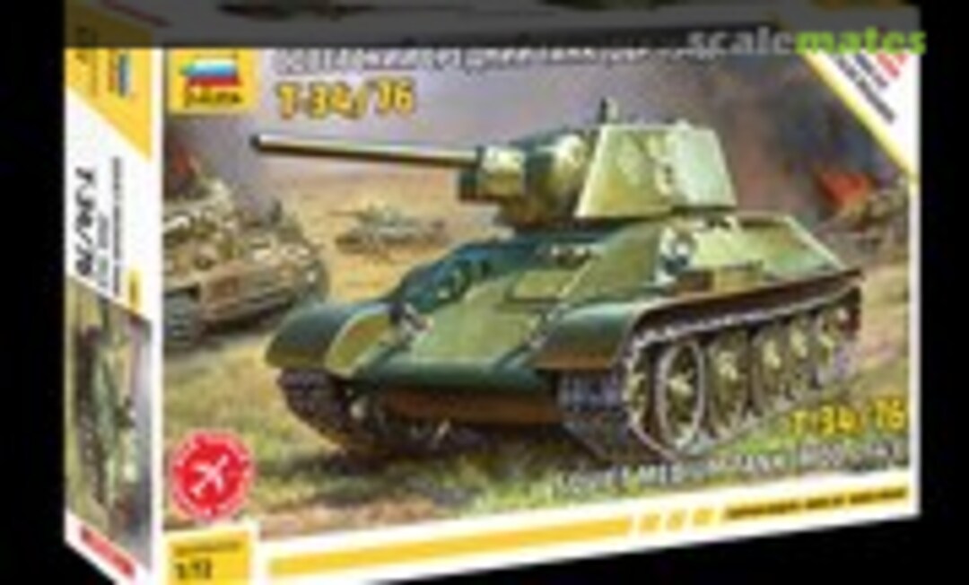 1:72 Soviet Medium Tank T-34/76 (Mod. 1943) (Zvezda 5001)