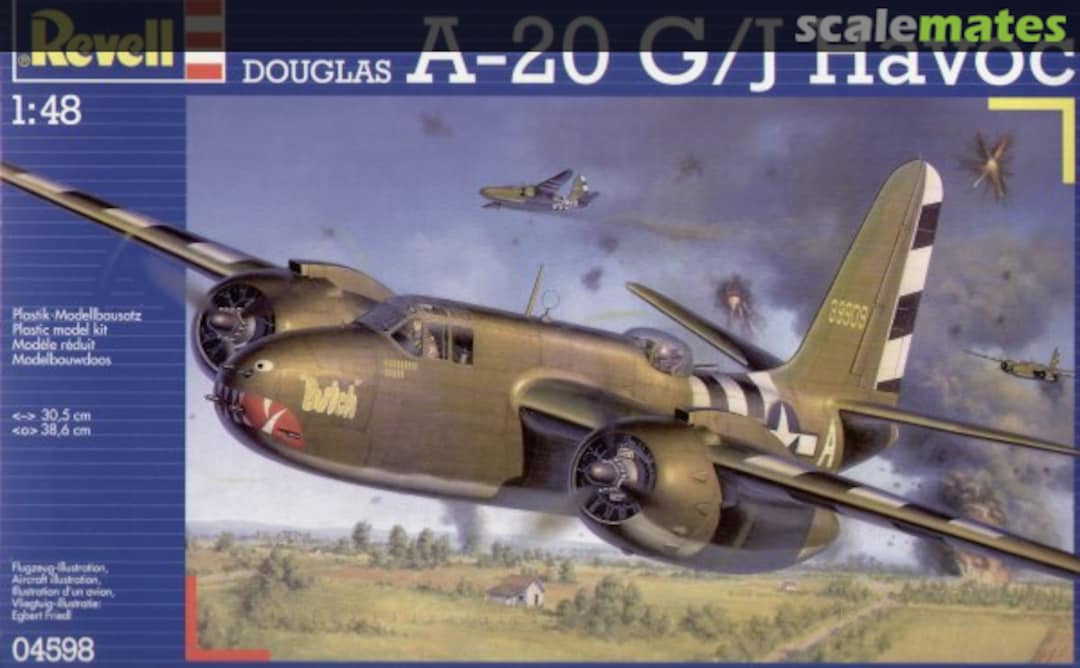 Boxart A-20 G/J Havoc 04598 Revell