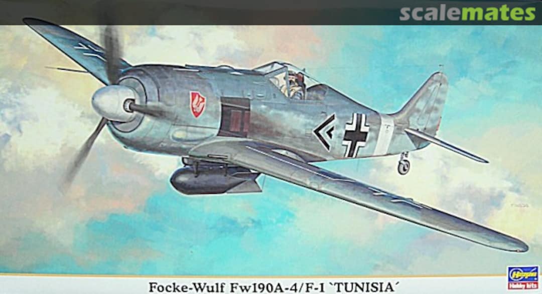 Boxart Focke-Wulf Fw190A-4/F-1 'Tunisia' 09720 Hasegawa