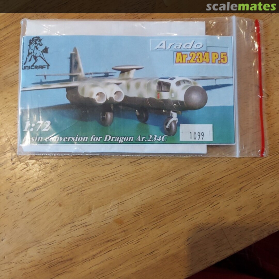 Boxart Arado Ar 234P-5 1099 Unicraft Models