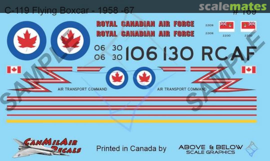 Boxart Fairchild C-119 Flying Boxcar 169 Above & Below Graphics