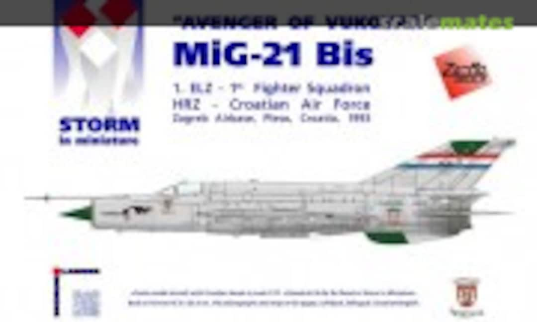 1:72 &quot;Avenger of Vukovar&quot; MiG-21bis (Signum Laudis Association )