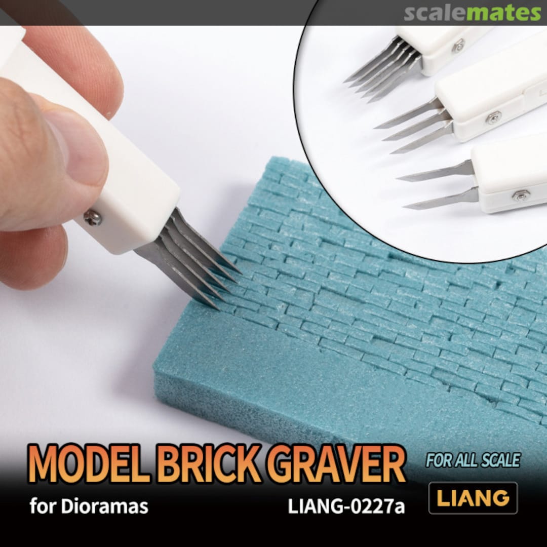 Boxart Model Brick Graver for Dioramas LIANG-0227a Liang Model