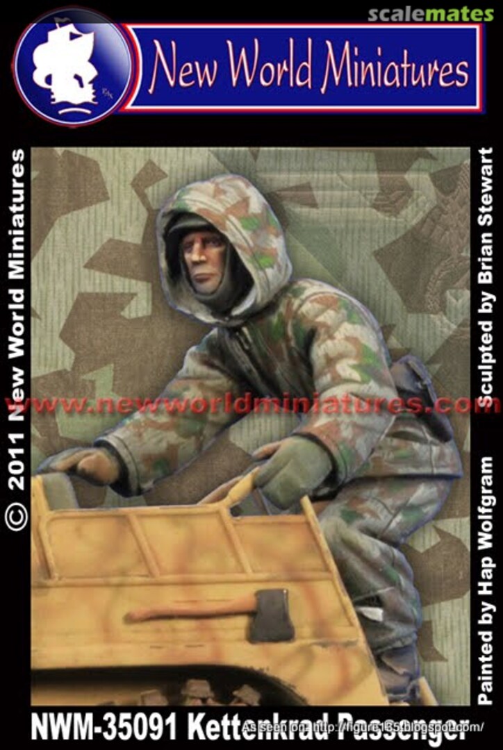 Boxart Kettenkrad Passenger, Winter, Wehrmacht NWM35091 New World Miniatures