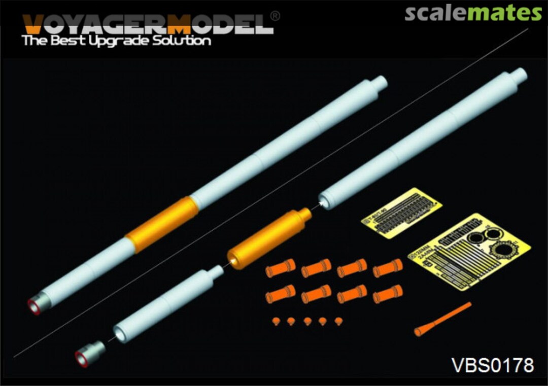 Boxart Modern Russian 125mm (2A46M-1) Barrel (T-80U used) (GP) VBS0178 Voyager Model
