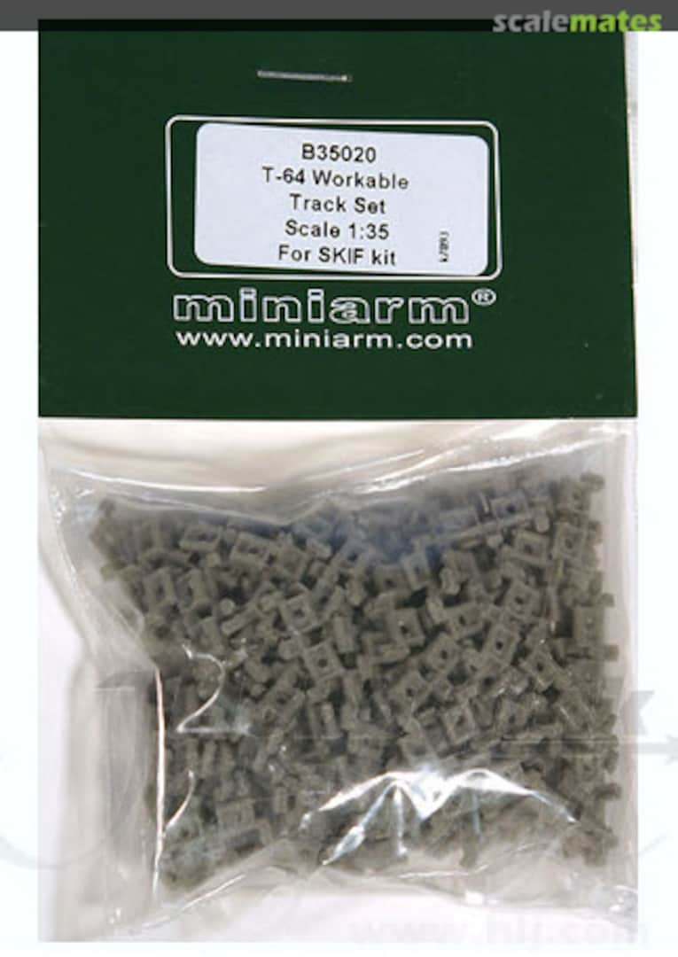 Boxart T-64 Workable Track Set for SKIF B35020 Miniarm