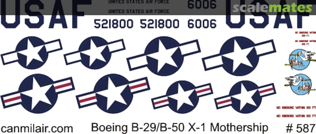 Boxart Boeing B-29/B-50 X1 Mothership 587 CanMilAir