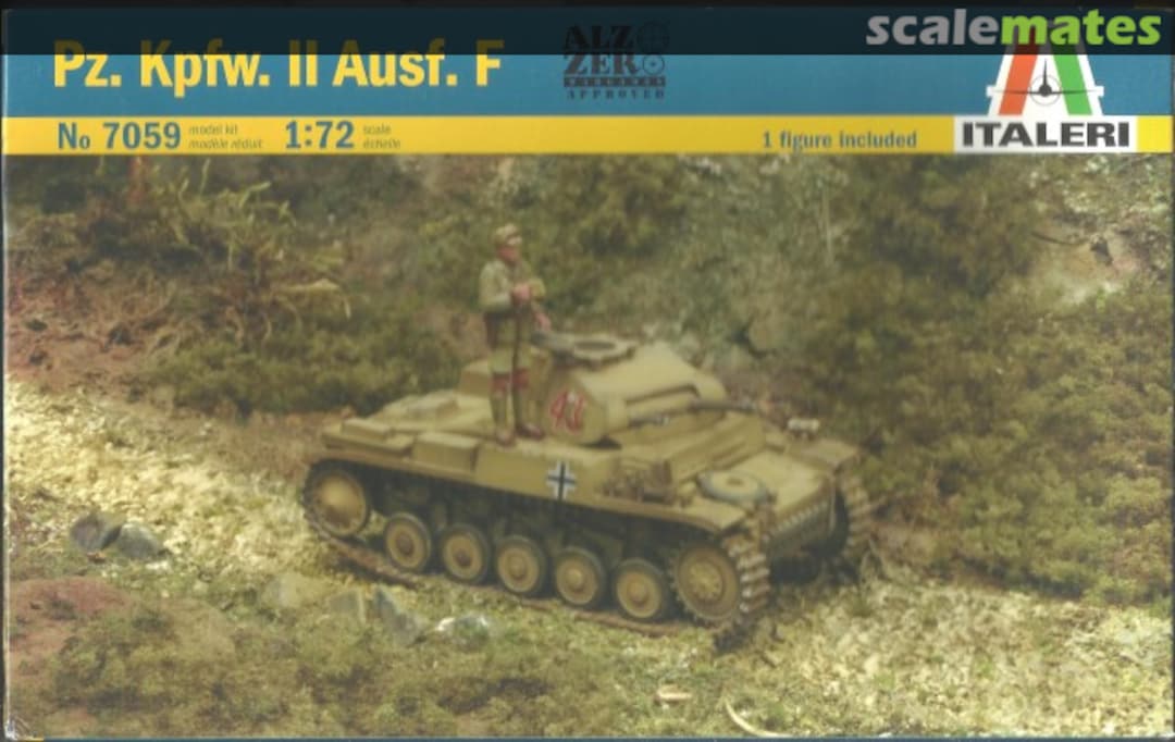 Boxart Pz.Kpfw. II Ausf. F 7059 Italeri