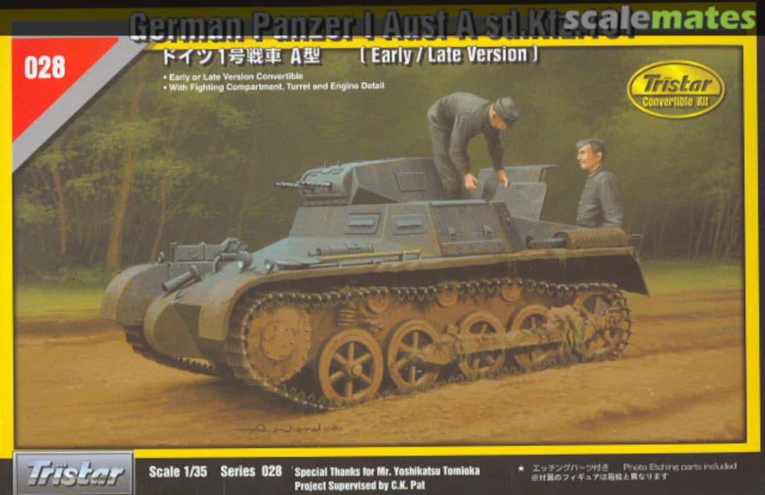 Boxart Panzer I Ausf. A 35028 Tristar