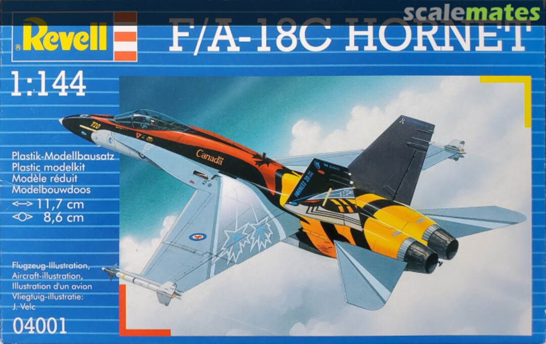 Boxart F/A-18C Hornet 04001 Revell