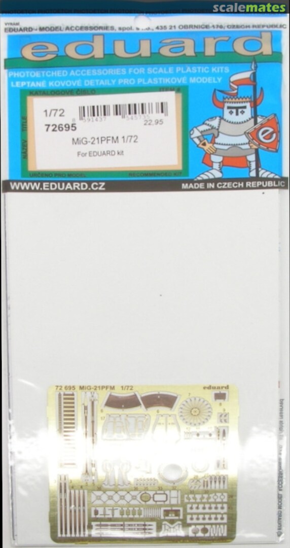 Boxart MiG-21PFM upgrade set 72695 Eduard