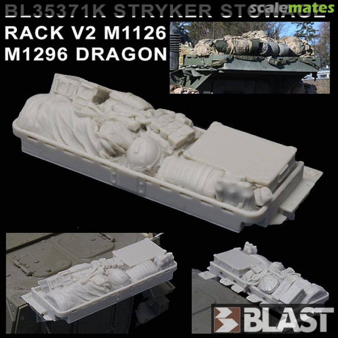 Boxart BL35371K - STRYKER STOWAGE RACK V2 - M1126-M1296 DRAGOON BL35371K Blast Models