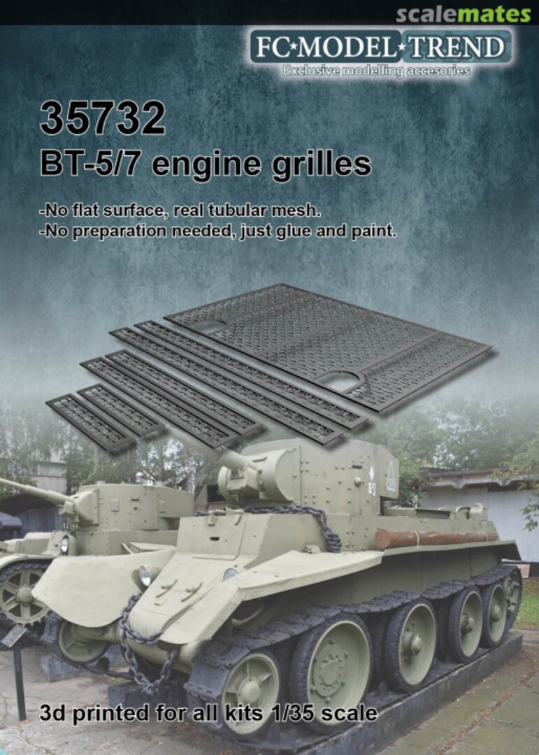 Boxart BT-5 engine grille 35732 FC Model Trend