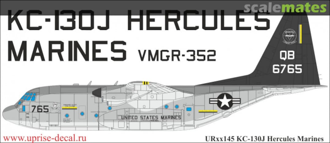 Boxart KC-130J Hercules Marines with stencils UR144145 UpRise