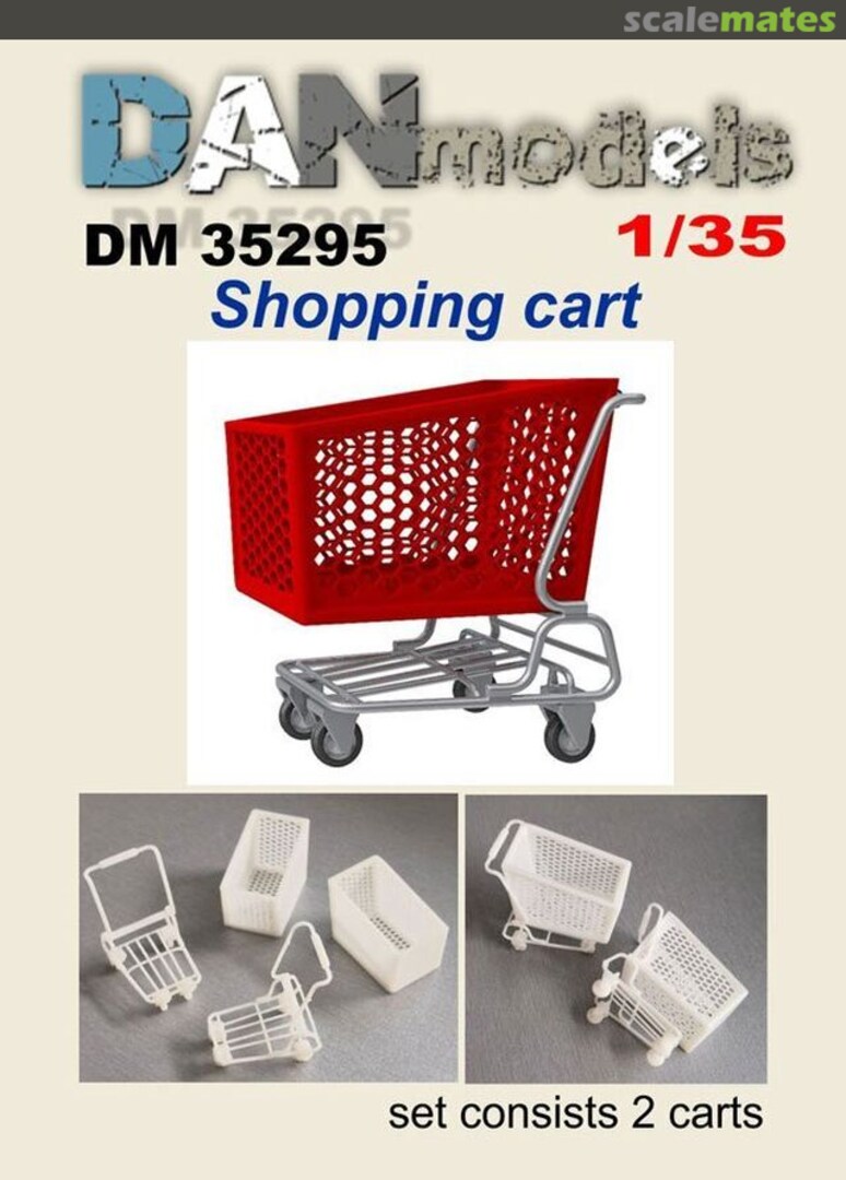 Boxart Shopping cart (2 pcs) DM35295 DANmodels