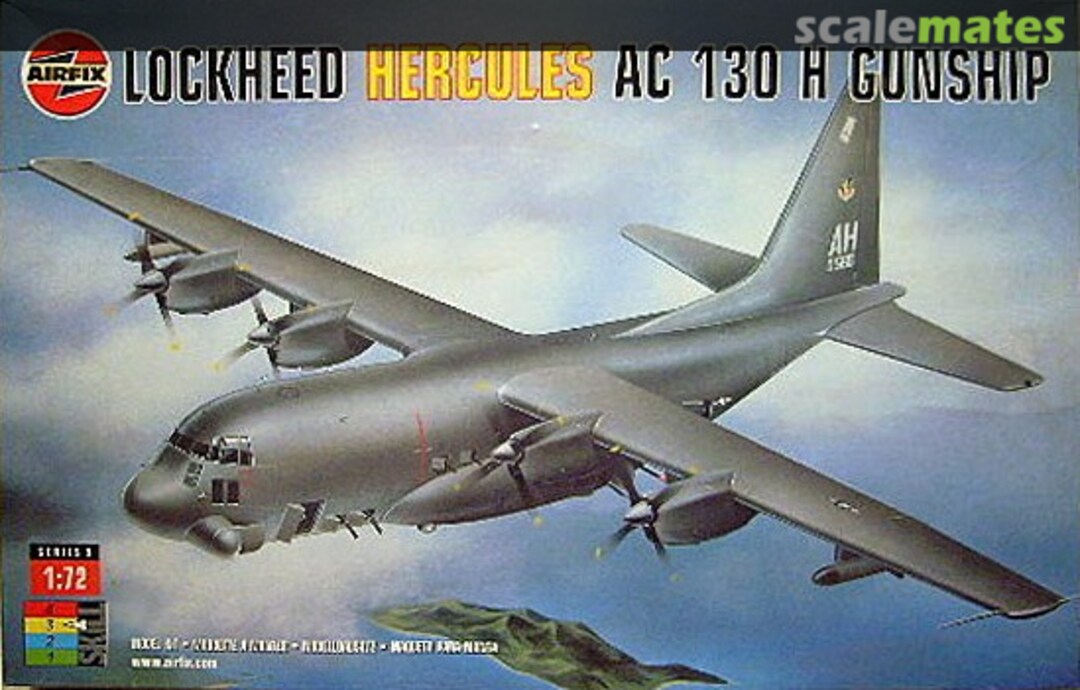 Boxart Hercules AC 130 H Gunship 09004 Airfix