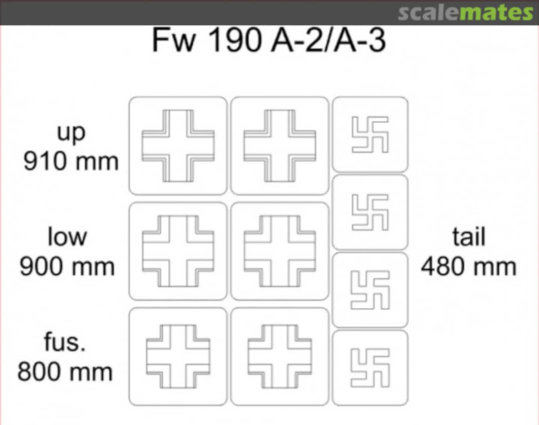 Boxart Fw 190 A-2/A-3 24001 Omask