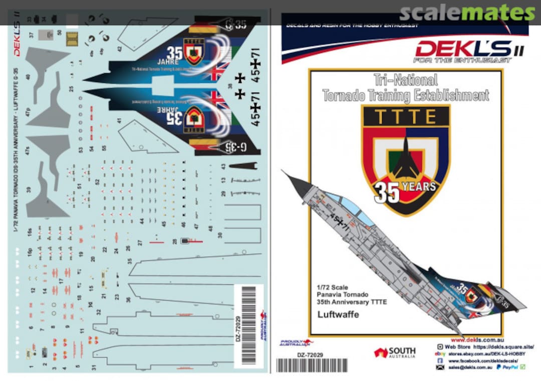 Boxart Panavia Tornado DZ-72029 DEKL's