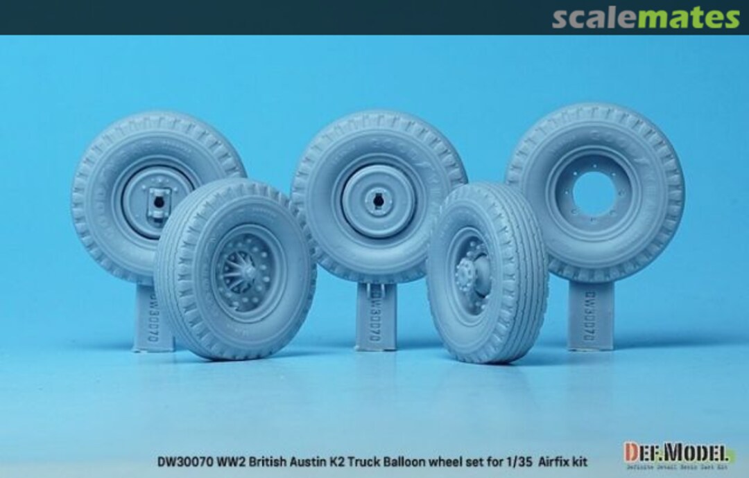 Contents British Austin K2 Truck Balloon Sagged wheel set DW30070 Def.Model