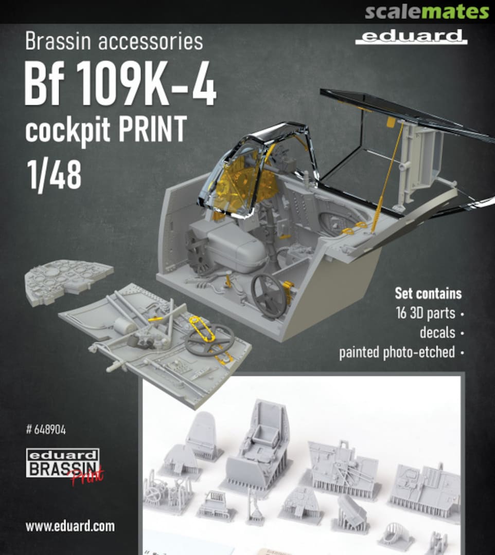 Boxart Bf 109K-4 cockpit 648904 Eduard