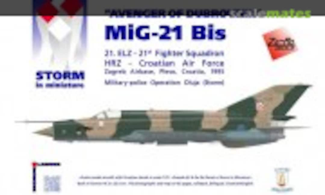 1:72 &quot;Avenger of Dubrovnik&quot; MiG-21bis (Signum Laudis Association )