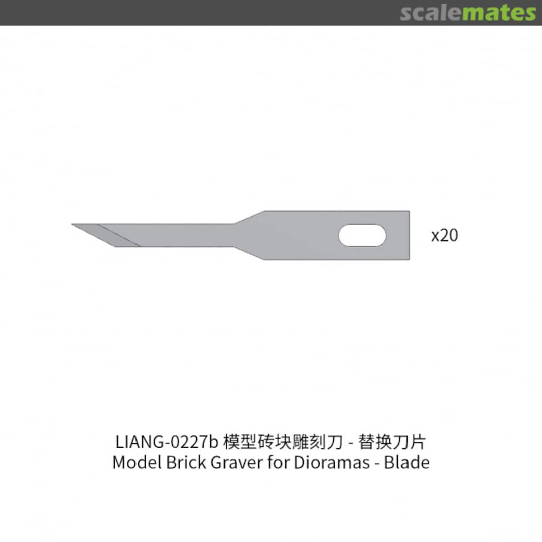 Boxart Model Brick Graver for Dioramas - Blade LIANG-0227b Liang Model